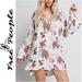 Free People Dresses | Free People Heart Beat Printed Floral Tunic | Color: Cream/Pink | Size: M