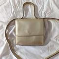 Kate Spade Bags | Kate Spade Box Bag In Metallic Gold, Saffiano Leather | Color: Gold | Size: Os