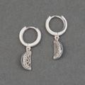 Lucky Brand Sterling Silver Watermelon Earring - Women's Ladies Accessories Jewelry Earrings