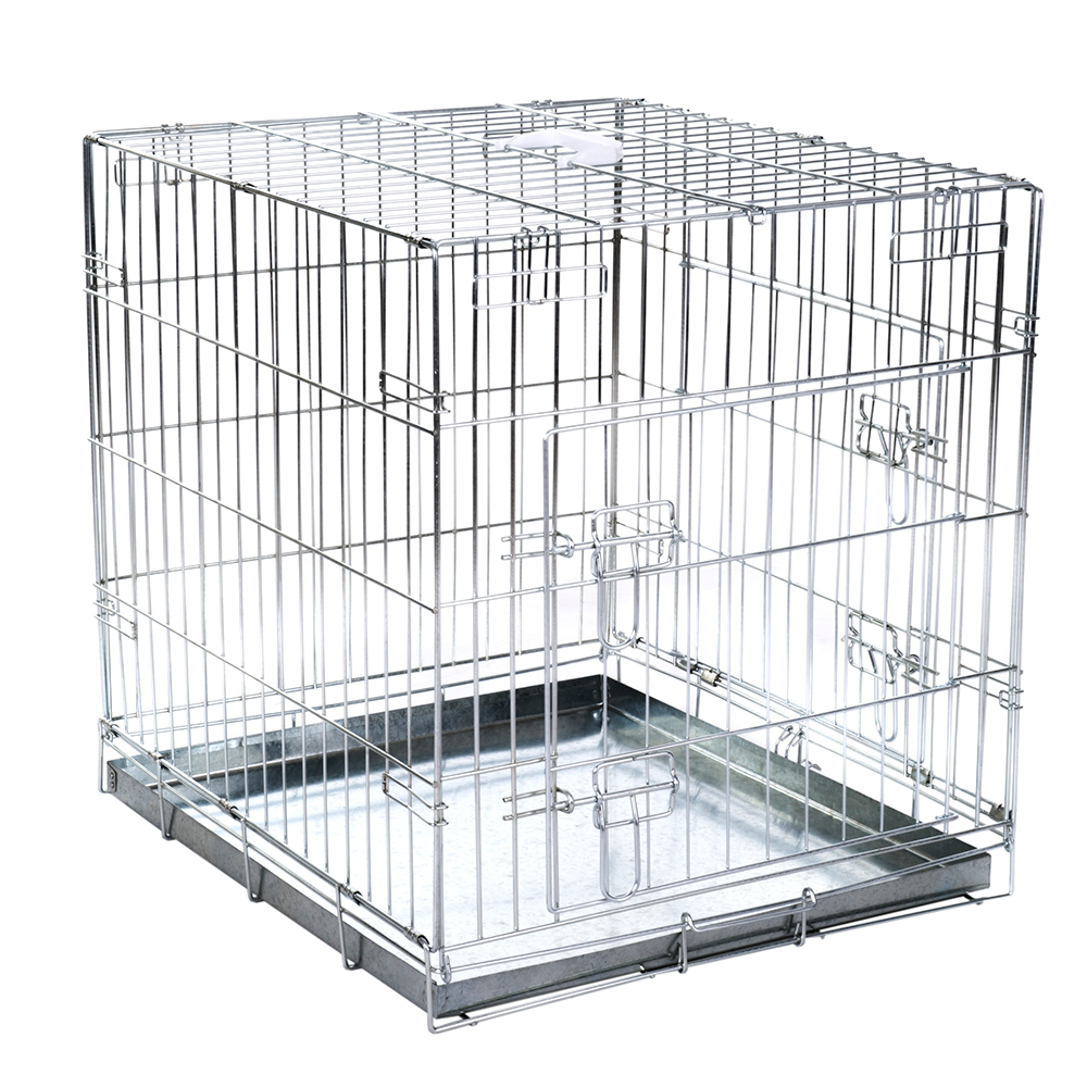 Double Door Cage de transport pour chien l 55xP 78xH 61 cm