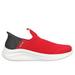 Skechers Boy's Slip-ins: Ultra Flex 3.0 - Smooth Step Sneaker | Size 5.0 | Red/Black | Textile | Machine Washable