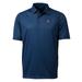 Men's Cutter & Buck Navy Virginia Cavaliers Pike Double Dot Print Stretch Polo