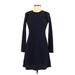 Gap Casual Dress - A-Line: Purple Color Block Dresses - Women's Size X-Small