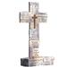 Roman 78891 - 12.75" Stone Cross Roman Figurine