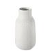 Urban Trends Collection White Ceramic Table Vase Ceramic in Blue/White | 12.25 H x 6.5 W x 6.5 D in | Wayfair 20677