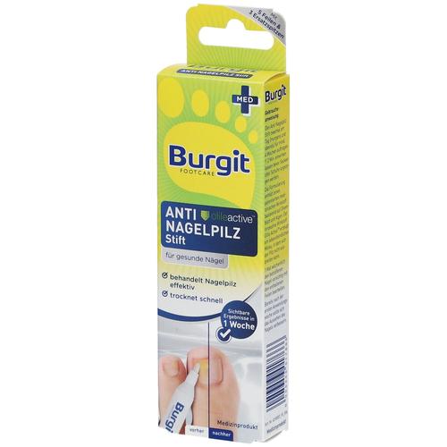 Burgit Anti Nagelpilz Stift 4 ml Wirkstoffhaltiger Nagellack