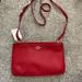 Coach Bags | Coach Crossbody Bag Double Zip Nwt | Color: Red | Size: Os