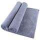 Microfiber Bath Towel Bath Sheets 2 Pack (32 x 71 Inch) Oversized Extra Large Super Absorbent Quick Fast Drying Soft Eco-Friendly Towels for Body Bathroom Travel (2PCS Grey)