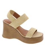 Lucky Brand Delukah Platform Sandal - Womens 8 Tan Sandal Medium