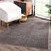 Judy 2'7" x 7'3" Light Gray/Gray/Light Gray/Gray Washable Runner - Hauteloom