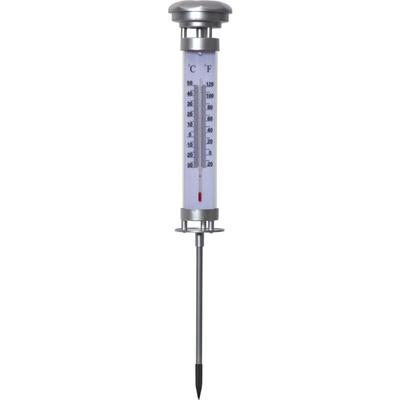 Star - LED-Solar-Thermometer 'Celcius', 1 warmwhite Led,