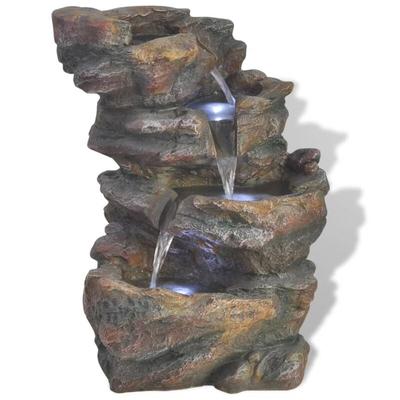 Zimmerbrunnen mit LED-Licht Polyresin Vidaxl Image