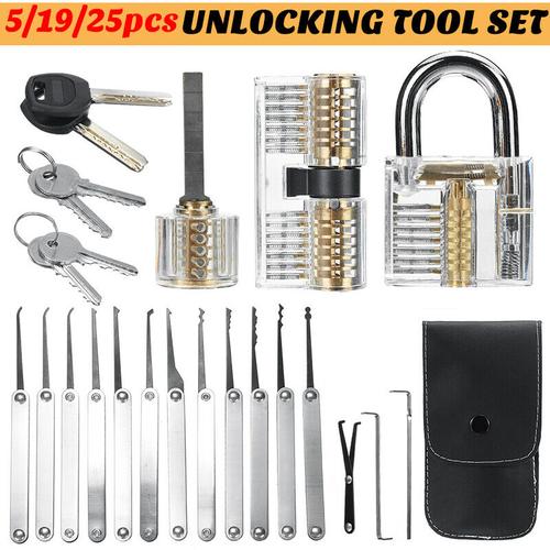 Lock Picking Set Praktisches Locksmith Unlock Tool Set Lock Pick Key Extractor Padlock Lockpick