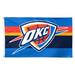 WinCraft Oklahoma City Thunder 3' x 5' Horizontal Stripe Deluxe Single-Sided Flag