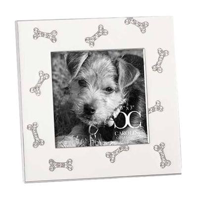 Roman 62310 - 4.5"H DOG BONE FRAME- HOLD 3X3 (19789) Photo Frames