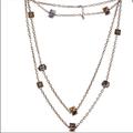 Louis Vuitton Jewelry | Authentic Louis Vuitton Swarovski Gamble Long Necklace Gold | Color: Black/Gold/Red/White | Size: Os