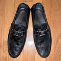 Louis Vuitton Shoes | Louis Vuitton Mens Loafers Lv Logo Infinite Damier Shoes | Color: Black | Size: 7