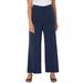 Plus Size Women's Refined Wide Leg Pant by Catherines in Midnight (Size 2X)
