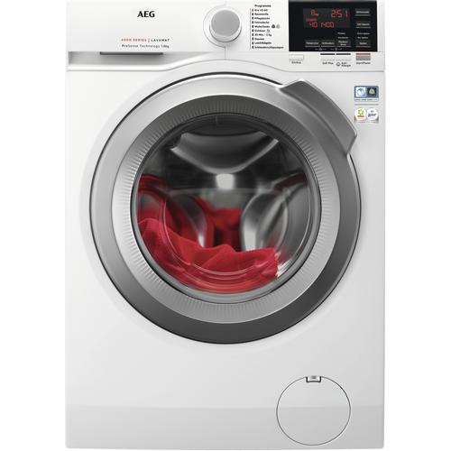 AEG Waschmaschine, L6FBA648, 8 kg, 1400 U/min B (A bis G) weiß Waschmaschine Waschmaschinen Haushaltsgeräte
