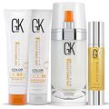 GK Hair Global Keratin Moisturizing Shampoo and Conditioner Set 100ml - Leave-in Spray Hair Detangler 4 Oz-Serum 50ml