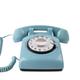 MCHEETA Rotary Dial Phone, Retro Phone 1980's Vintage Phone, Old Telephone Antique Corded Landline Phone for Home/Office (Blue)