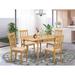Ophelia & Co. Berkley Drop Leaf Rubberwood Solid Wood Dining Set Wood/Upholstered in Brown | Wayfair C5D6A81F766D4DBAB120D166830F8F00