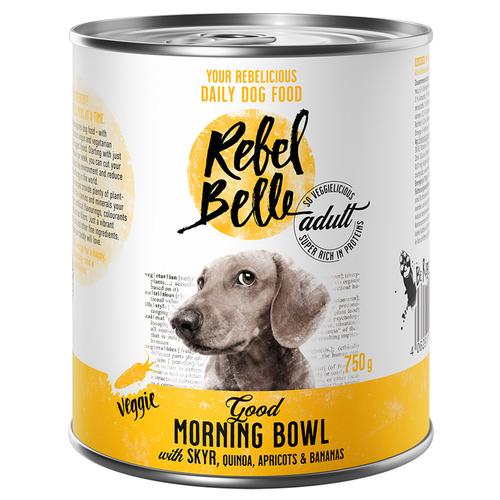 6x750 g Adult Good Morning Bowl veggie Rebel Belle Hundefutter nass