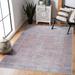 Dare 6'7" x 9' Red/Light Beige/Blue/Light Blue/Cream/Off White/Pink/Dark Pink Washable Area Rug - Hauteloom