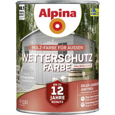 Wetterschutzfarbe 2,5 l vintagegrau Wetterschutzfarbe - Alpina