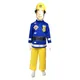 Costume de Sam le Pompier pour Enfants Robe de Barrage ixde Carnaval Halloween Cosplay 3-9 Ans