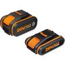 Worx Wx3605 Set Batterie al Litio Worx Power Share 20V, 1.Batteria 2.0Ah + 1.Batteria 4.0Ah,