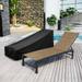 Pellebant Adjustable Patio Chaise Lounge Chairs with Chaise Covers (Set of 2) - See the Pictures