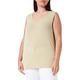 TOM TAILOR Damen T-Shirt mit Spitze 1031229, 28725 - Light Moderate Olive, L