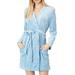 Kate Spade Intimates & Sleepwear | Kate Spade New York Spade Pattern Short Robe.Nwt! | Color: Blue | Size: L-Xl