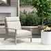 Summer Classics Kennebunkport Patio Chair w/ Cushions in Brown/Gray | 38.25 H x 34.25 W x 40.75 D in | Wayfair 435360+C789H440W440