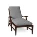 Summer Classics Croquet Aluminum 78.38" Long Reclining Single Chaise w/ Cushions Metal | 38 H x 27.75 W x 78.375 D in | Outdoor Furniture | Wayfair