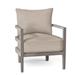 Summer Classics Santa Barbara Teak Patio Chair w/ Cushions Wood in Brown | 26.375 H x 29 W x 29.75 D in | Wayfair 279327+C670H6101N