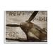 Stupell Industries Vintage Style Airplane Propeller Aircraft Sepia Monochrome by Dylan Matthews - Graphic Art Wood in Brown | 1.5 D in | Wayfair