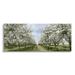 Stupell Industries Blooming White Flower Buds Trees Orchard Meadow by Kim Allen - Photograph Canvas/Metal in Green | 17 H x 40 W x 1.5 D in | Wayfair