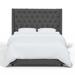 Charlton Home® Sancerre Bed Upholstered/Metal in Black | 56 H x 68 W x 85 D in | Wayfair E75C63995F3341CA8AE9F517898D023A