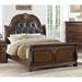 Bloomsbury Market Dearburne Tufted Platform Bed Wood & /Upholstered/Faux leather in Brown | 70 H in | Wayfair 747C6CA5FDF84A5E92EABF34731988FA