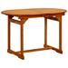 Arlmont & Co. Garden Dining Table (47.2"-66.9") x 31.5" x 29.5" Solid Acacia Wood in Brown | 29.5 H in | Wayfair D921B8A7429049A98C77892150C4E395