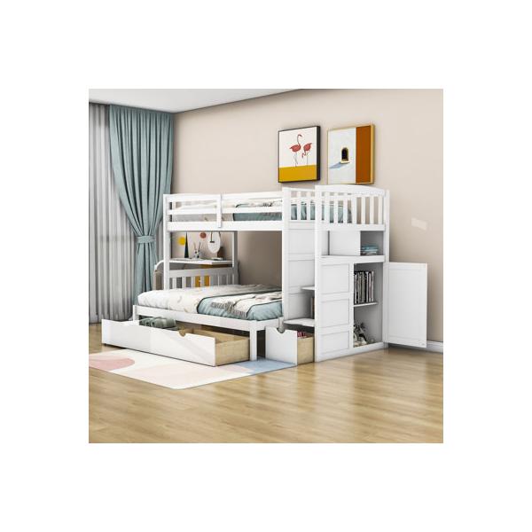 harriet-bee-eadon-twin-over-twin-full-3-drawers-bunk-bed-w--storage-shelves,-convertible-bottom-bed-in-white-|-63-h-x-57-w-x-94-d-in-|-wayfair/