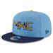 Youth New Era Powder Blue Milwaukee Brewers 2022 City Connect 9FIFTY Snapback Adjustable Hat