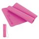 Mobiclinic, Yogamatte, Inklusive Trageriemen, 6mm Dicke, Europäische Marke, rutschfest, Abwaschbar, Wasserdicht, Ökologisch, Fitness, Sport,181x61x0,6 cm, Flexibel, TPE, Farbe Rosa