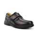 Mens Extra Wide Fit Shoes Mens Wide Fit Shoes Mens Touch Fasten Leather Shoes Mens Touch Fastening Shoes Mens Leather Shoes Real Leather Sizes 6-14 Sizes 13 Size 14 Black (E/EE/EEE) 12 UK