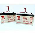 2 x Genuine Microcat/Technicat 6 volt 7amp hour Bait Boat Batteries 'YUASA' for ANGLING TECHNICS BAIT BOATS