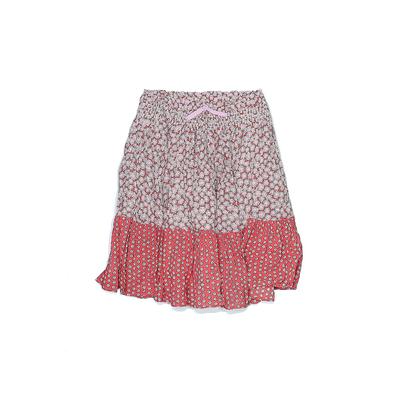 Mini Boden Skirt: Red Floral Skirts & Dresses - Size 11