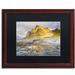 Trademark Fine Art 'Under the Mountain' by Michael Blanchette Framed Photographic Print Canvas | 18.75 H x 22.75 W x 0.5 D in | Wayfair