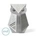 Loon Peak® Cheyna Aluminum Mini Owl Origami Geometric Sculpture Metal in Gray | 3.3 H x 2.4 W x 1.9 D in | Wayfair 156C0058E8494E2BB39FC4B9300ECB63
